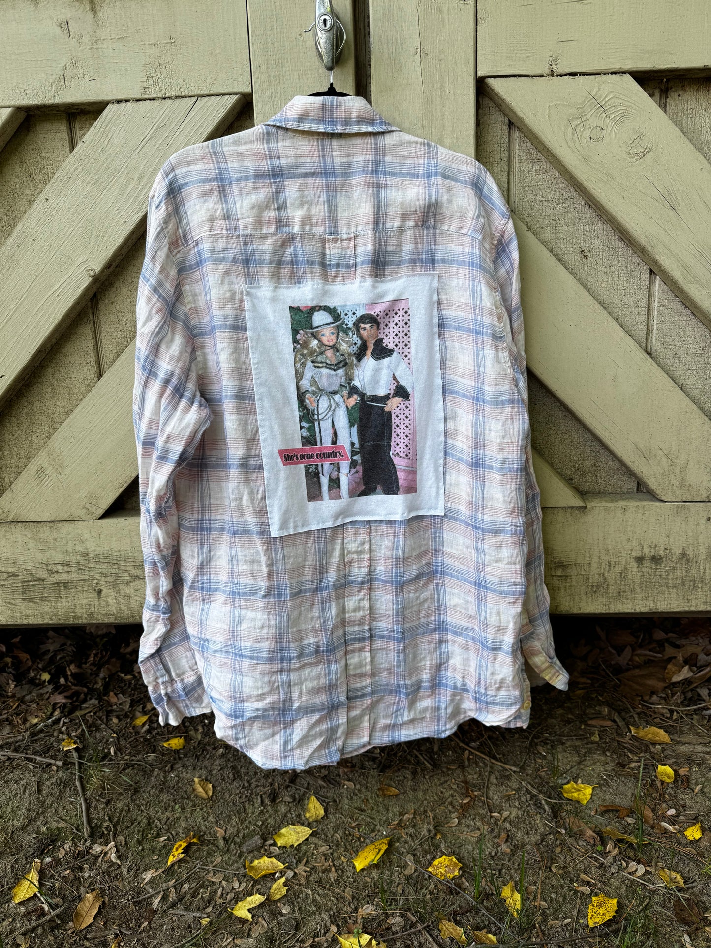 Country Barbie lightweight Flannel