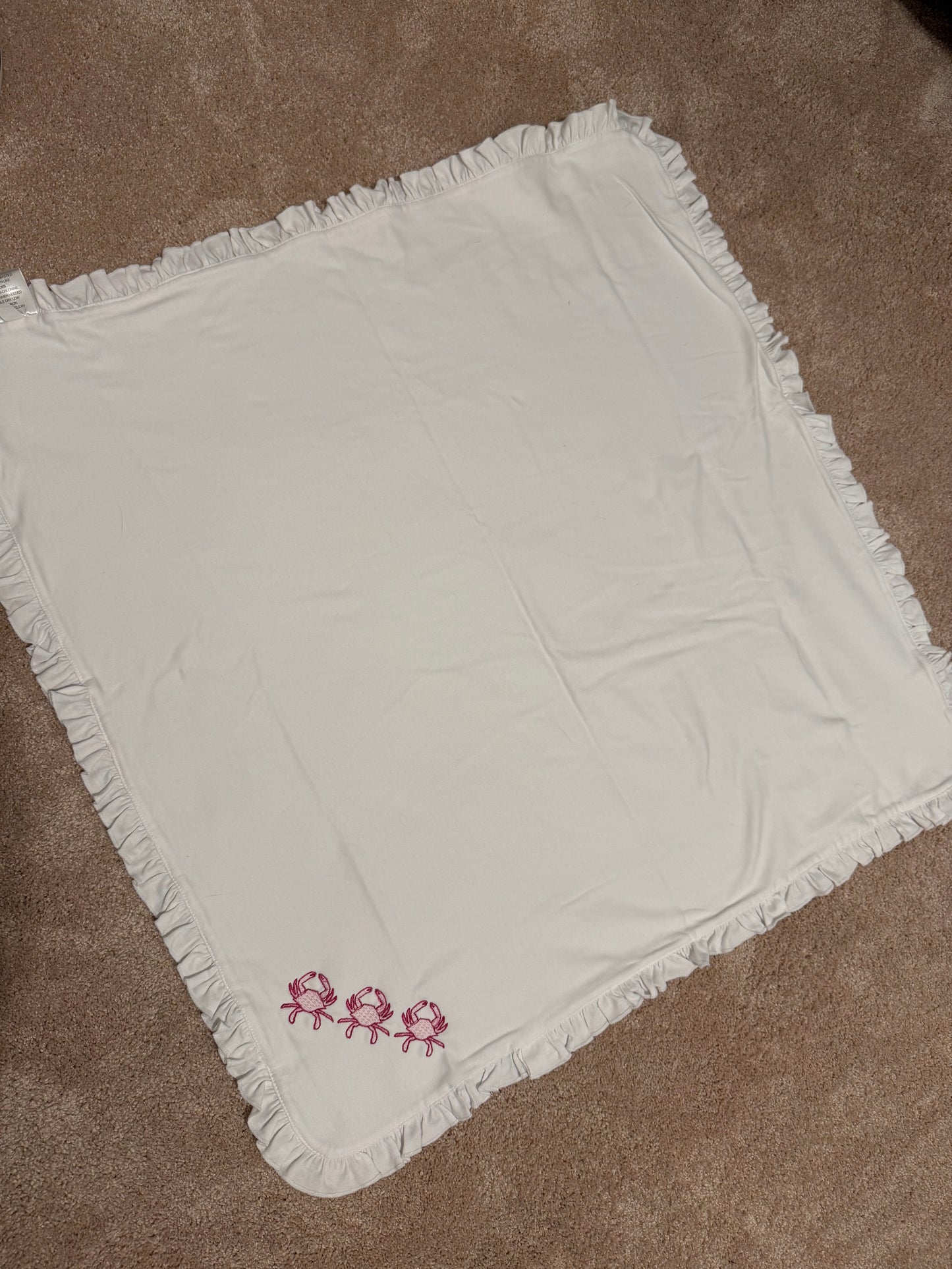 Crab Baby Blanket