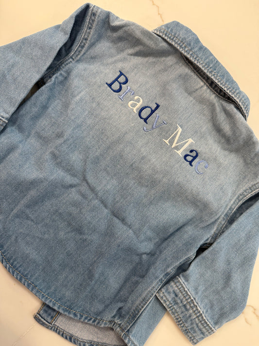 Denim Baby/Toddler Shirt