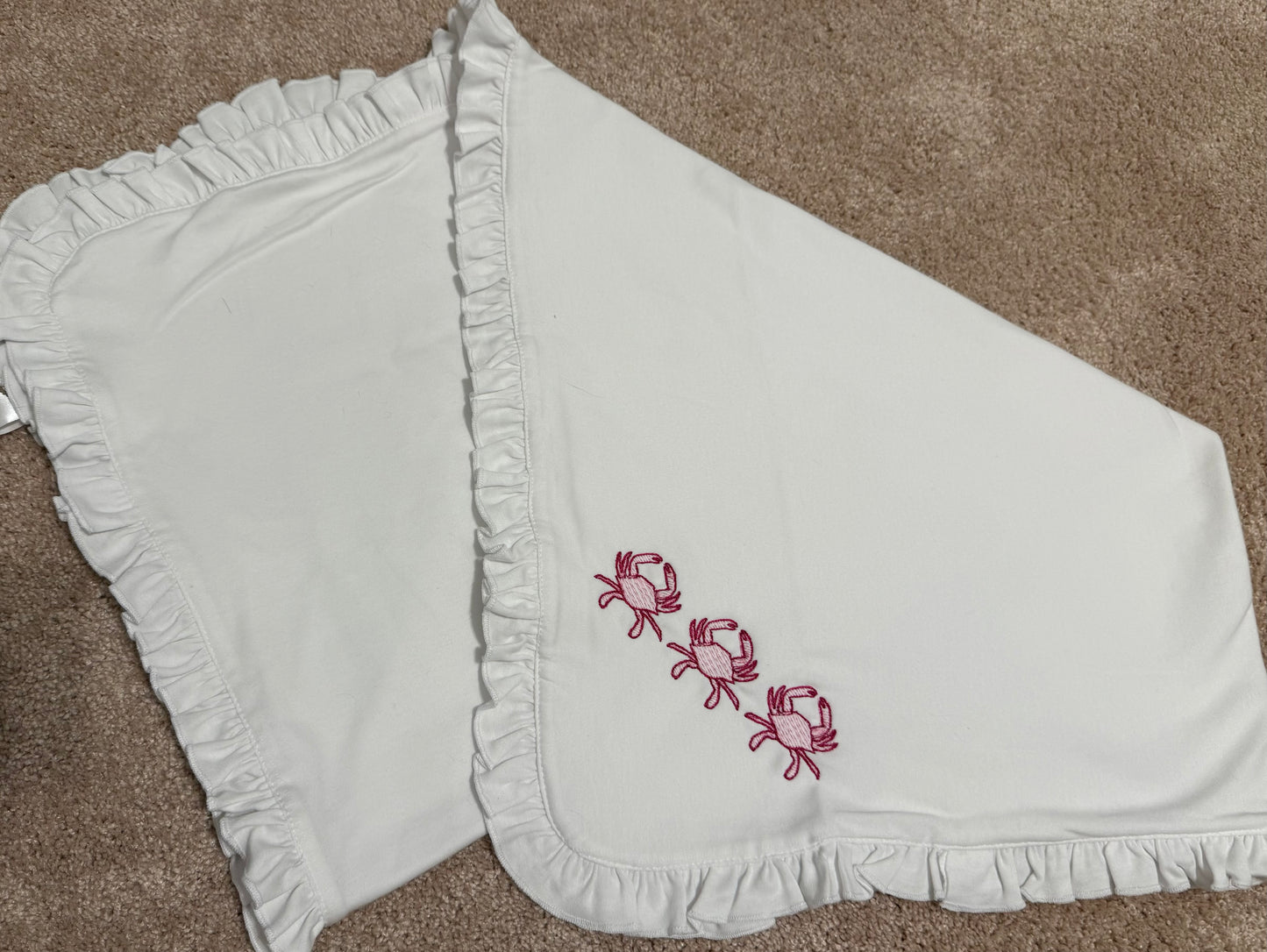 Crab Baby Blanket