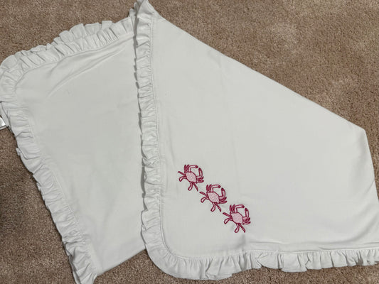 Crab Baby Blanket