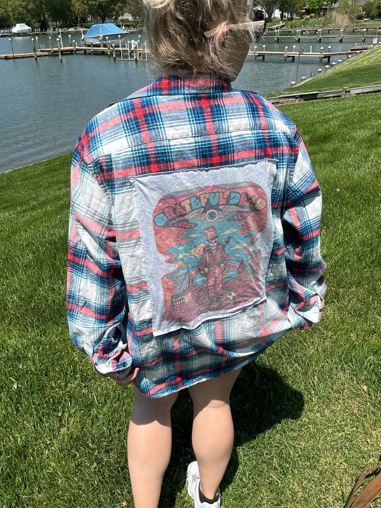 Grateful Dead head flannel