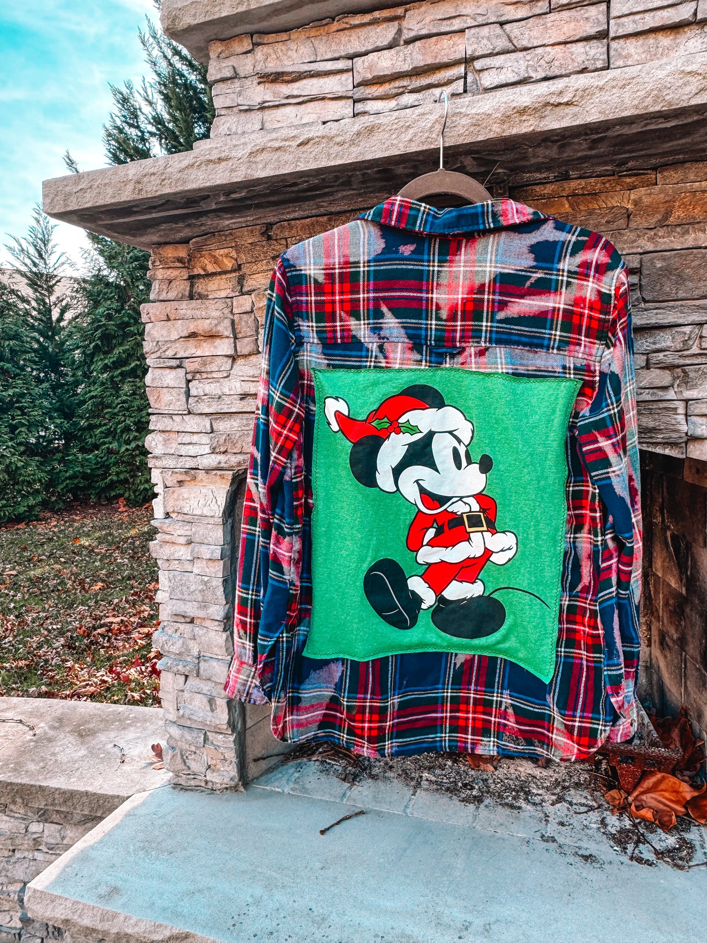 Santa Mouse Flannel