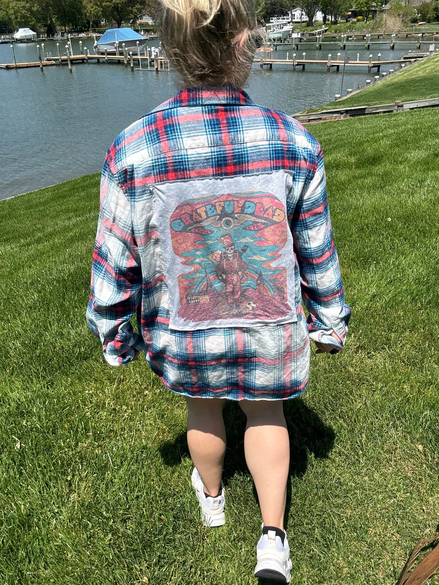 Grateful Dead head flannel