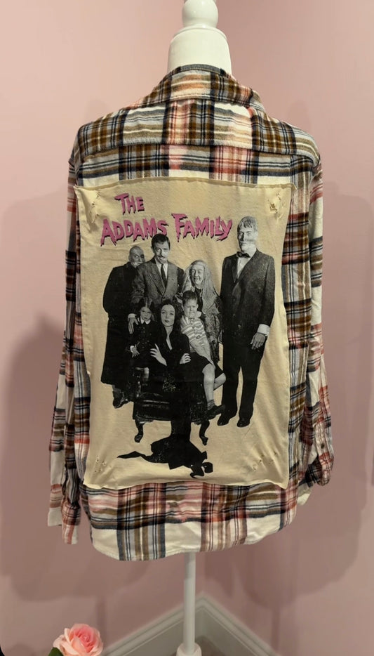Addams family flannel