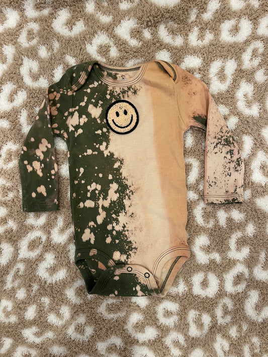 Smiley Camo Onesie